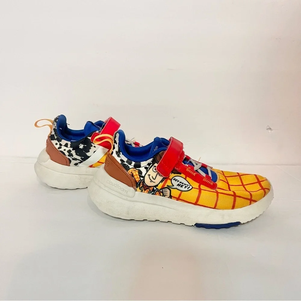 Adidas x Disney Racer Toy Story Woody Sneaker Shoes TR21 Youth Kids Size 2